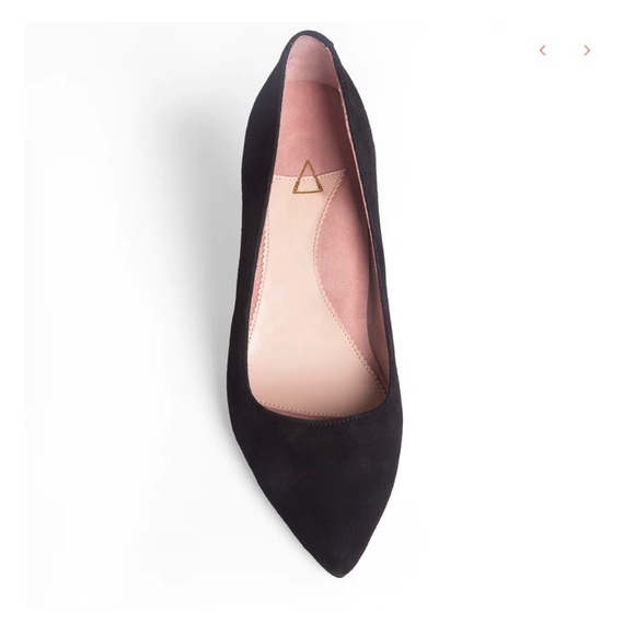 Ally Black Suede Block Heel Pumps **FREE SHIPPING** - Picture 7 of 13